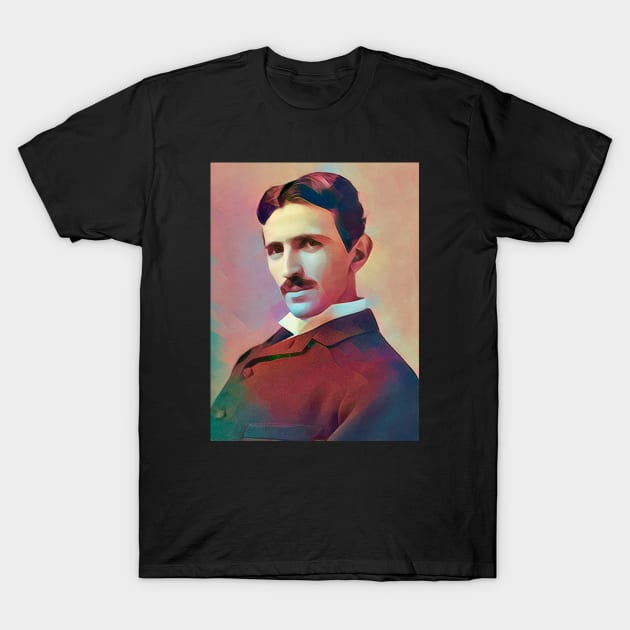 Nikola Tesla T-Shirt by RockettGraph1cs